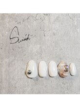 サンリッチ 恵比寿(Sunrich)/大人かっこいいアクセントネイル