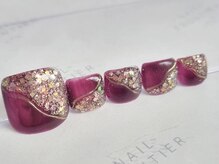 ネイルフロンティア 吉祥寺(NAIL FRONTIER)/すず♪ブドウ色フット8980円～