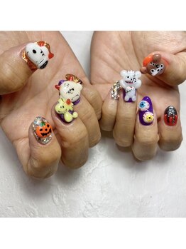 レイネイル レイエステティック 岐阜茜部店(RAY NAIL & RAY ESTHETIC)/ハロウィンネイル
