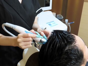 グロウ にいがた(GROW)の写真/【頭皮・毛髪のお悩みに◎】コリをほぐし施術後はスッキリ！気になるニオイ・ベタつき・頭皮臭改善にも！