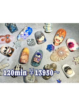 手描きアートが得意なサロン