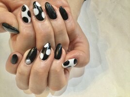 ☆モノトーンの大人ドット☆