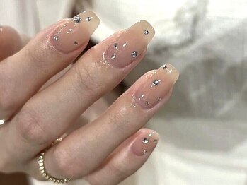 Best Nail 銀座店【ワンホンネイル・スカルプ・パラジェル・上品ジェルネイル】/ワンカラーストーンつけ放題
