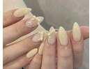 バターイエローネイル レース