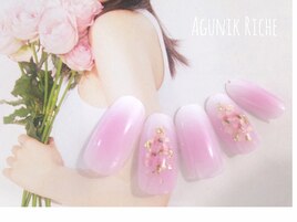 【押し花ネイル】