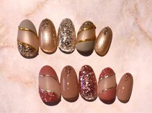 ネイルサロン ブリオン(Nail Salon Bullion)/ウェーブラインネイル