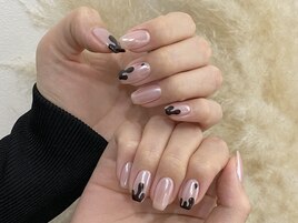 バレンタインネイル