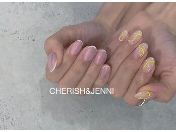 チェリッシュ アンド ジェニ(CHERISH&JENNI)/フレンチ×ニュアンスアート