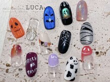 ネイルアトリエルカ(nail atelier LUCA)/M-892 大人ハロウィン1本アート