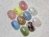 【nail 人気No.3】ハンドワンカラー+選べるアート¥4,950~