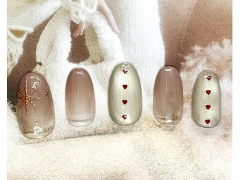 サニーサイド ウィズ マキア 茅ヶ崎店(Sunnyside with MAQUIA)/ハートネイル