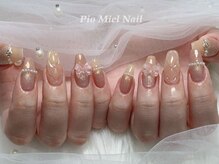 ピオミエルネイル 新宿(pio miel nail)/うる艶ヌーディー