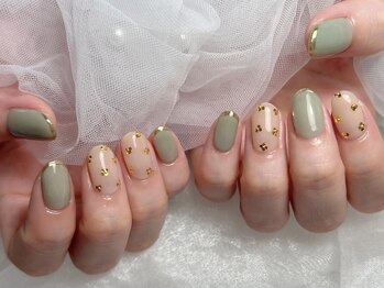 ネイルモア 藤が丘店(nail mor.)/ホロフラワー