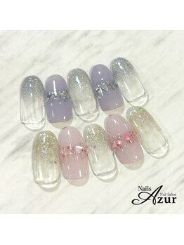 ネイルズアジュール イオン上越店(NailsAzur)/定額デザインBコース