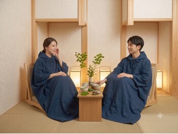 国産よもぎ・モリンガ蒸し専門サロン KUON【9/14OPEN(予定)】の写真/カップル・お友達との利用大歓迎!友達やカップルで過ごす、よもぎ&モリンガ蒸しの極上温活シェア体験