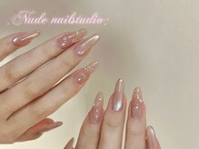 ヌード ネイルスタジオ 千葉店(Nude Nailstudio)の雰囲気（肌を綺麗に魅せる、艶と透明感にこだわる美爪ネイル[ワンホン]）