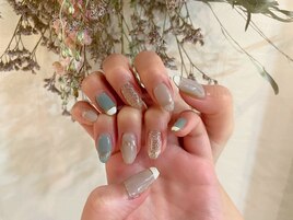 上品夏ネイル☆