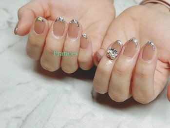 フランセス(Frances)/ガラスフレンチ×３Ｄスワロ