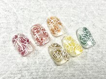 アルシエロ(al cielo)/インクアート【薔薇】