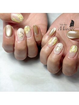 ミネット(Minette)/【定額】ミモザネイル