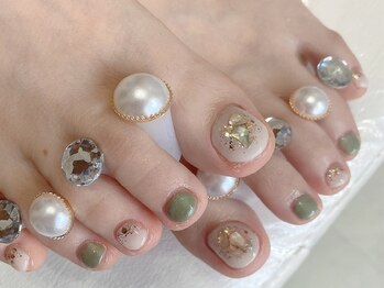 ミューティー(myuuty)の写真/ワンカラー/グラデーション/親指アート♪お仕事や学校でハンドネイルができない方にもオススメです◎