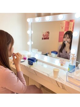 ルアナシンフォニア エクシア 東銀座店(Luana-Sinfonia)/4,歯の表面の水分を拭く