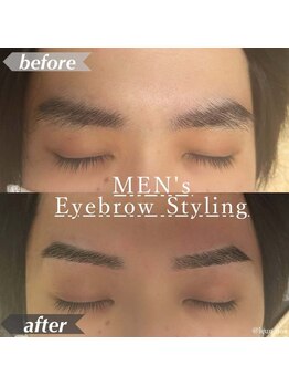 ルアン 六本木店/メンズ美眉毛スタイリング