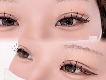 キーマン ヘアアンドアイ(KEYMAN hair＆eye)の写真/マツエクのカールの種類とデザインが豊富！理想の束感で目元を彩るサロン♪