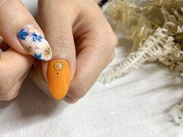 フラワーアートとパーツmix！