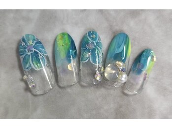 ネイルサロン ネイルクク(Nail KUKU)/6月ゴージャス♪