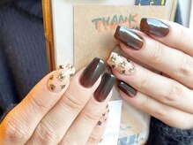 アイネイルズ 梅田店(I nails)/ブラウンジュエリー¥10700
