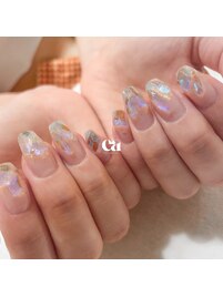 うるうるニュアンスネイル