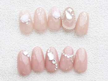 セラピッシュネイル (therapish nail)/ブライダルにも◎￥8500＋Tax
