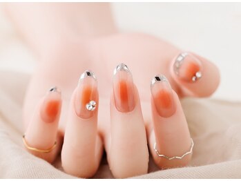 エムスラッシュ ソル センター南(M.SLASH SOL)/梅雨のチークネイル