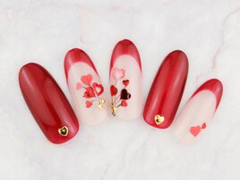 ハートブーケネイル
