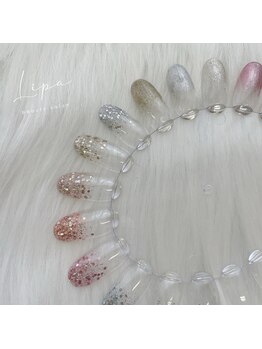 リパ(Lipa)/【ハンド　ワンカラーラメグラ】