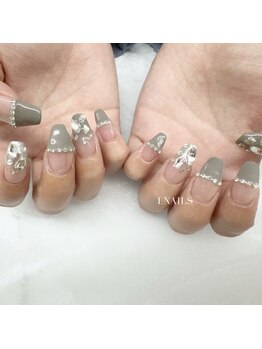 アイネイルズ 東花園店(I.NAILS)/ハーフフレンチネイル