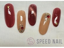 スピードネイル アンド アイ 宮交シティ店/#141【マグネット×ストーン】