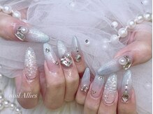 アリーズ(Allies)/水色 マグネットネイル