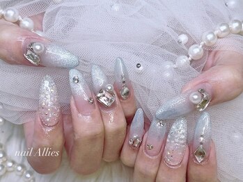 アリーズ(Allies)/水色 マグネットネイル