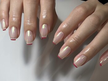 エムワイネイル mynail/スキニーフレンチ