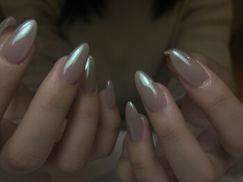 ハイネイル 池袋(Hi nail)/うるうるオーロラネイル