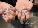 enoi＊ギャリッターミルクネイル