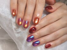 クリア 広尾 恵比寿(CLEAR)/ちぐはぐマグネットネイル