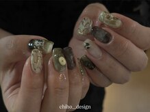 メルファッジ(mer fudge)/冬ニュアンスネイル