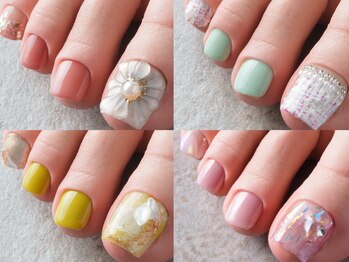 ネイルサロン ディーバ ギンザ(Nail salon Diva GINZA)の写真/ワンカラー～10本アートまでお任せください！多数のオプションメニューで角質や巻き爪などのお悩みも解消！
