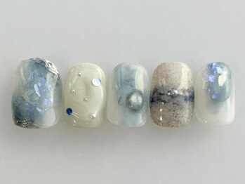 アイネイルズ 池袋店(I-nails)/サマーブルーニュアンス