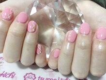 ネイルサロン 爪吉/ショートネイル×PINK☆