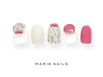 マリーネイルズ 近鉄あべのハルカス店(MARIE NAILS)/新規様6000円 クリア 0915a