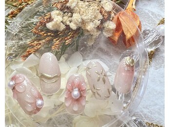 ジュアール(JuAR)/ぷっくりフラワーネイル